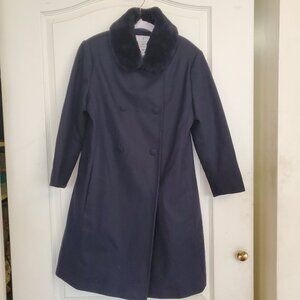 Jacadi wool blend peacoat size L
